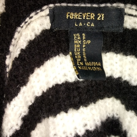 Forever 21 Cowl neck Stripped Sweater - Picture 9 of 13